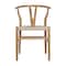 Flash Furniture Logan Commercial Grade Y-Back Style Wood & Kraft Paper Stackable Dining Chair w/Oak/Natural Finish ZH-8101YS-OAK-NAT-GG - alternate 6